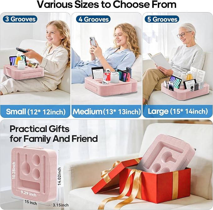 Couch Cup Holder Tray, Couch Caddy - Image 4