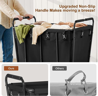 Hoctieon Large Laundry Cart - Image 7