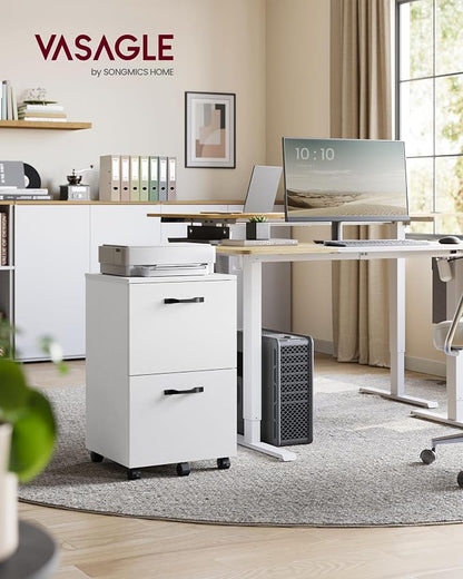 VASAGLE 2-Drawer File Cabinet, Small Rolling Filing Cabinet - Image 2