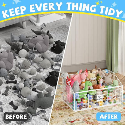 Indestructible Dog Toy basket, Large Toy Box - Image 5