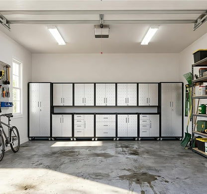 12-Piece Heavy Duty Steel Garage Cabinet System | All-in-One Modular Garage - Image 8