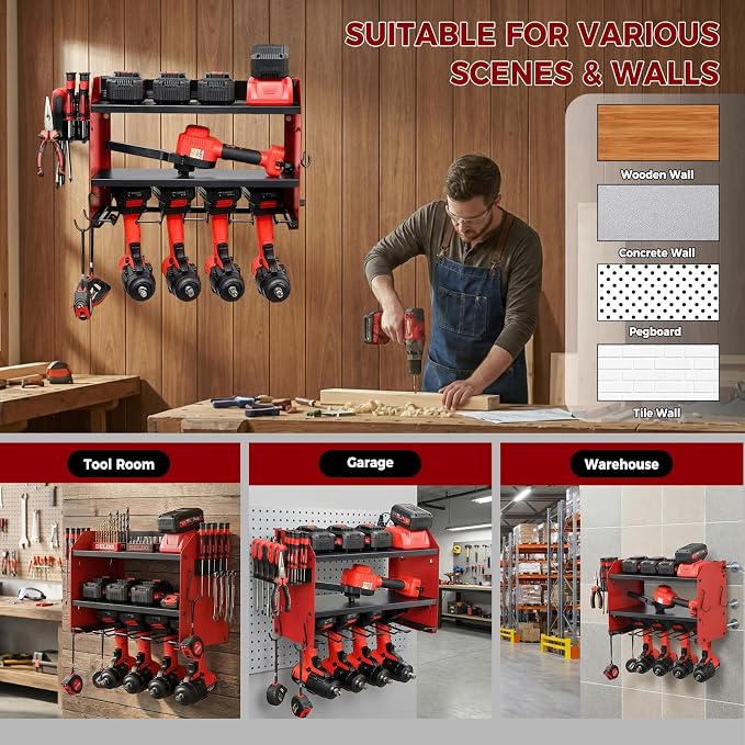 Power Tool Organizer Wall Mount - Image 8