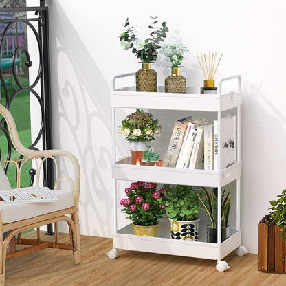 SOLEJAZZ 3 Tier Rolling Storage Cart - Image 6