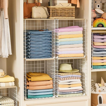 Hencawima 3-Pack Taller Stackable Closet Organizers and Storage - Image 6