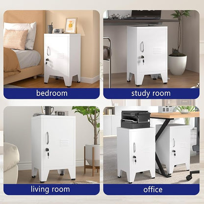 PAOFIN 24.4" H Metal Locker Storage Cabinet - Image 4