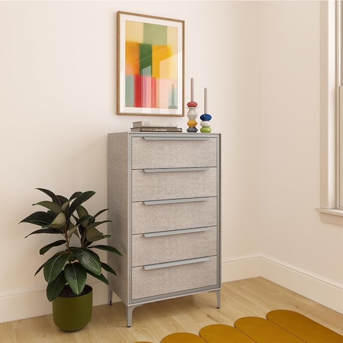 tinge Naima Premium Fabric Dresser - Image 2