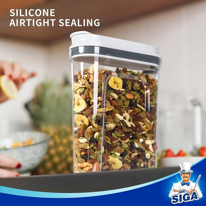 MR.SIGA Airtight Cereal Dispenser Set, Storage Containers - Image 5
