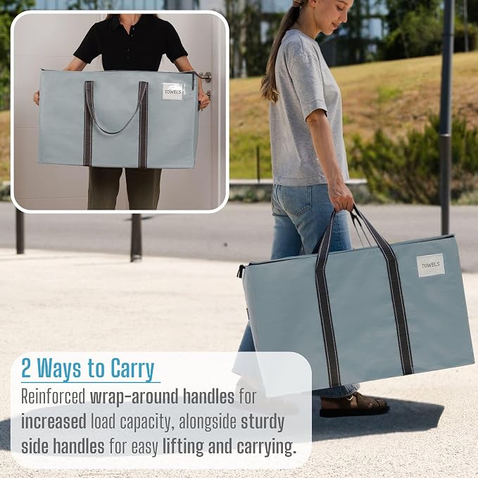 VENO 2 Pack Moving Bags and Large Christmas Storage Bins - Image 7