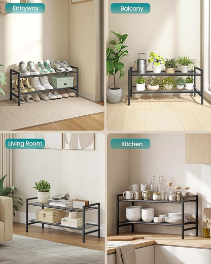 SONGMICS Metal Shoe Rack, Free Standing Shoe Organizer - Image 6