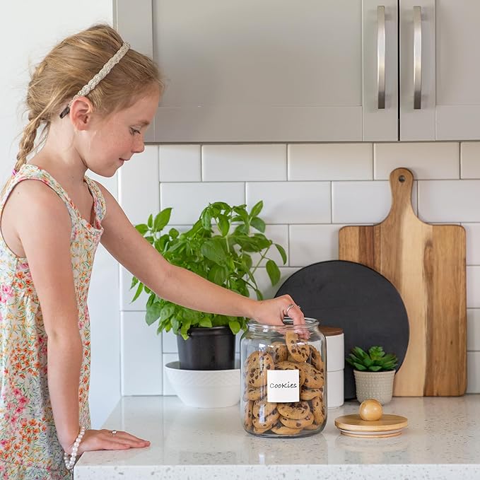 Glass Laundry Jars with Airtight Lids - Image 4