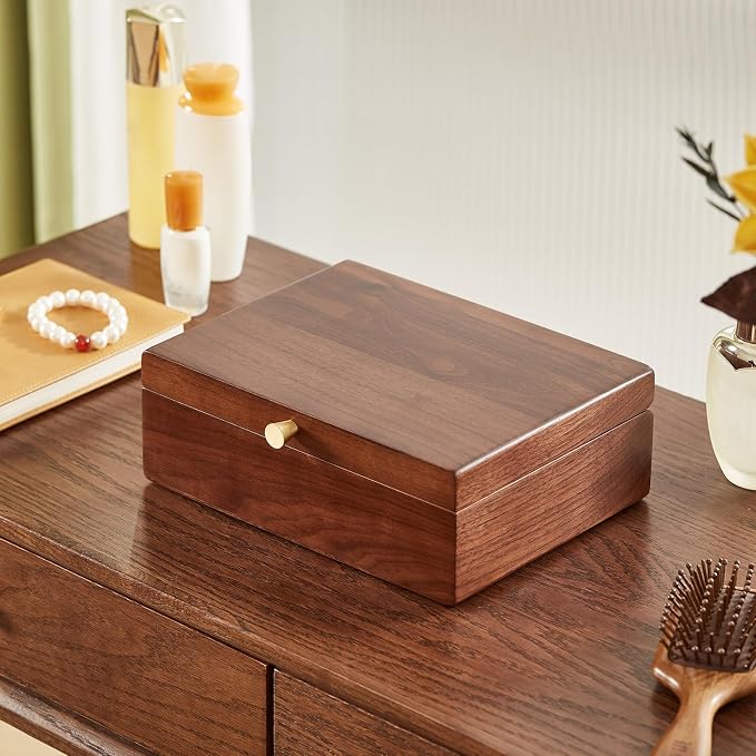 CHOSIN Black Walnut Wooden Jewelry Box - Image 2
