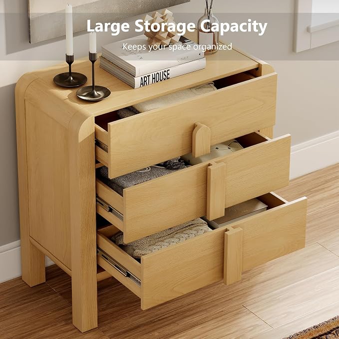 WAMPAT 3 in 1 9 Drawer Dresser for Bedroom, 94.5" Wide Mid Century Modern Wide - Image 5