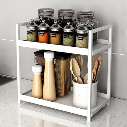 Bathroom Counter Organizer 2 Tier Vanity Storage Countertop Shelf Makeup - Image 4