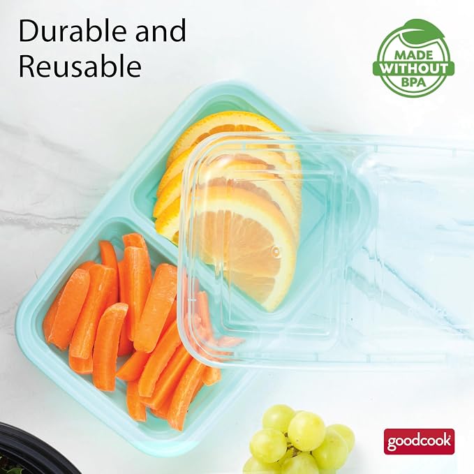GoodCook 2-Compartment Food Storage Container Set - Image 9