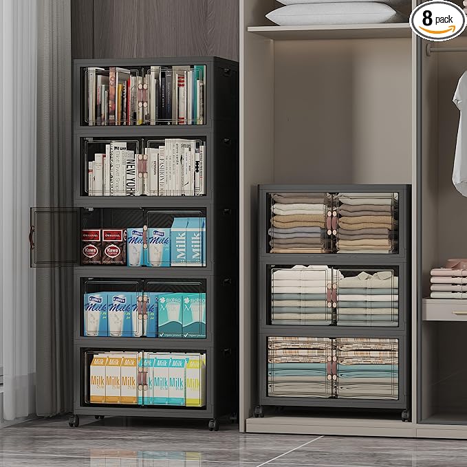 UAMFURI Stackable Storage Bins, 440QT Collapsible Drawers by UAMFURIDirect