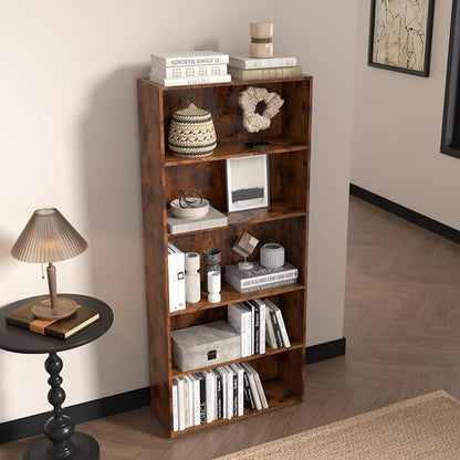 Wooden Cube Storage Organizer, Low Bookcase Storage Display Organizer) - Image 6