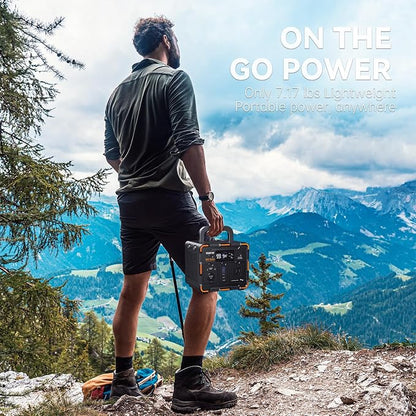 300W Portable Power Station, Solar Generator 259Wh, 000mAh LiFePO4 Battery - Image 7