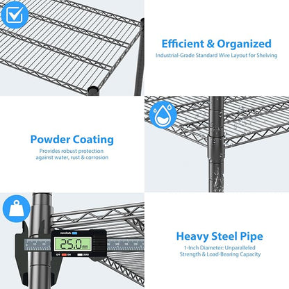 Homdox Heavy Duty Metal Shelves - Image 7