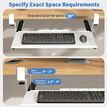 Keyboard Tray Under Desk - Image 4