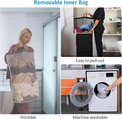 efluky Slim Laundry Basket - Image 5