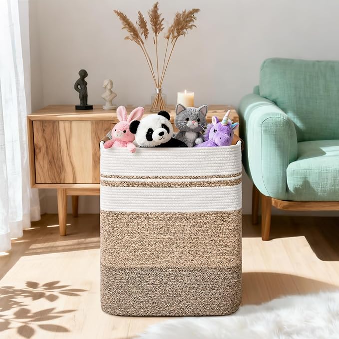 Laundry Hamper, 85L Tall Laundry Basket - Image 7