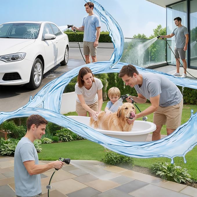 100 FT Retractable Garden Hose Reel - Image 8