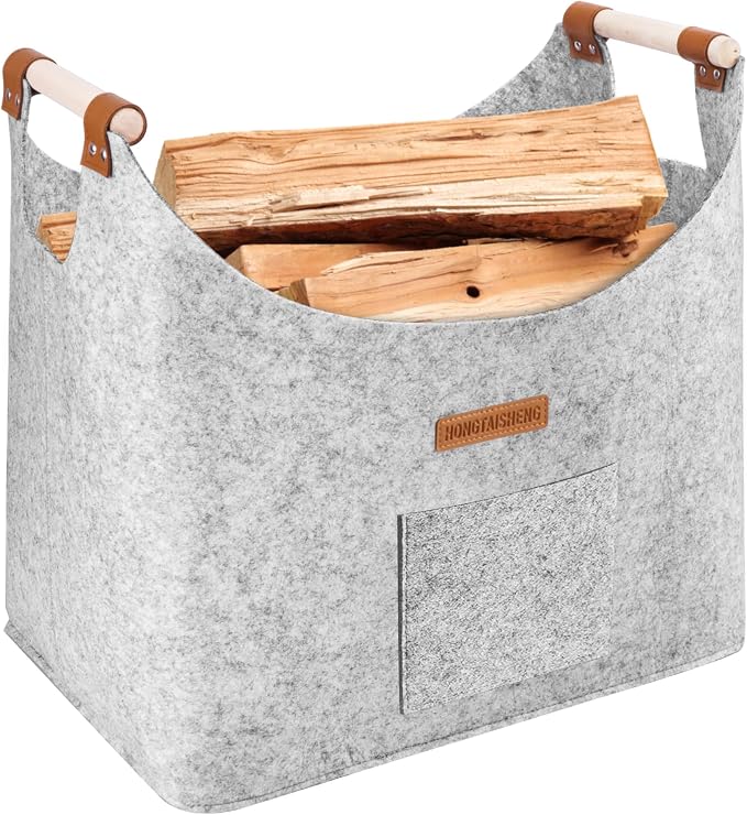 XL 4MM Felt Firewood Carrier | Log Carrier by HONGTAISHENG