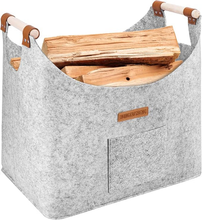 XL 4MM Felt Firewood Carrier | Log Carrier by HONGTAISHENG