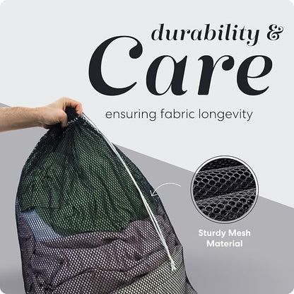 Handy Laundry Mesh Laundry Bags XL 24" x 36" – 2 Pack Heavy Duty, Machine - Image 4