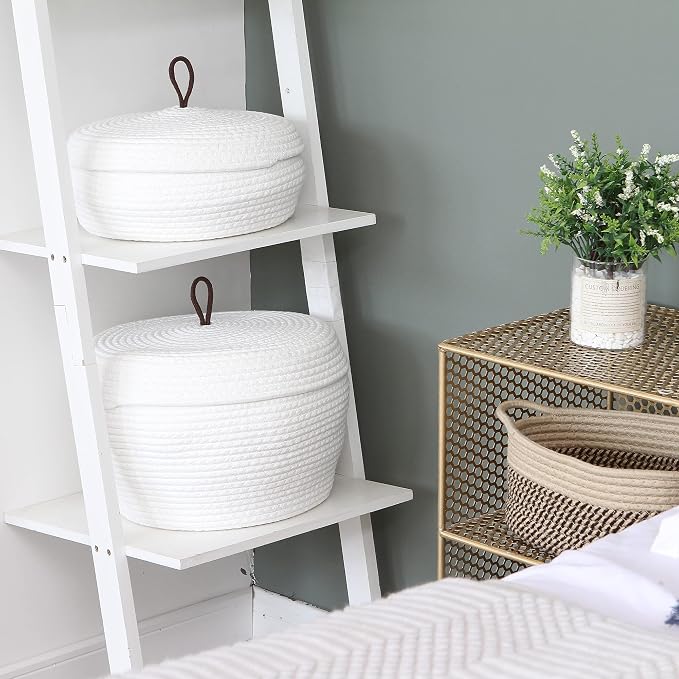 Sea Team Round Cotton Rope Storage Basket - Image 3
