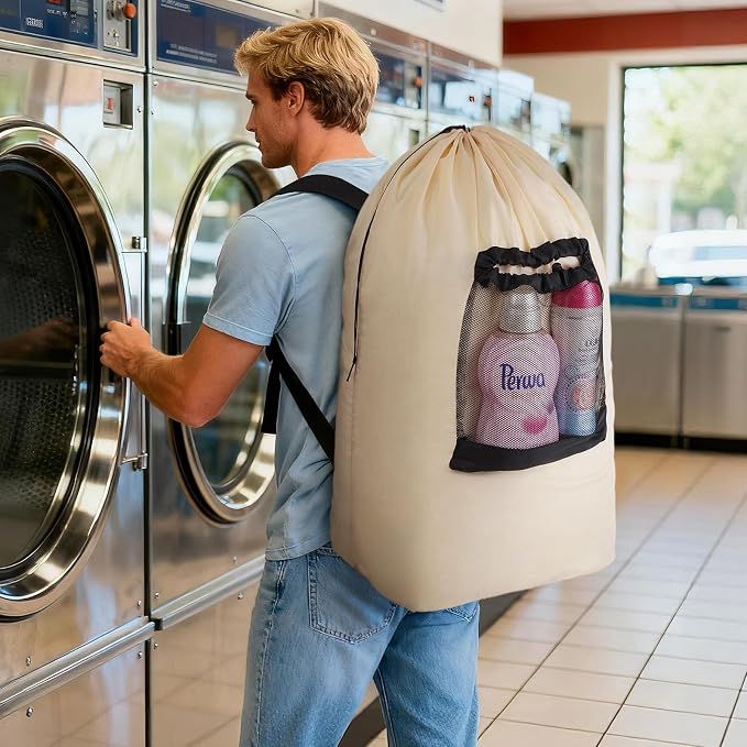 Lifewit Laundry Bag, Extra Large Laundry Backpack - Image 7