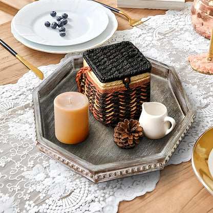 Wooden Decorative Tray, Small Serving Tray - Image 3