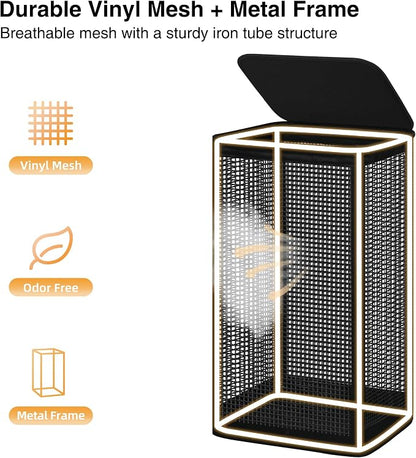 STO STO Laundry Hamper with Lid, 90L Large 1 Section Laundry Sorter, Laundry - Image 7