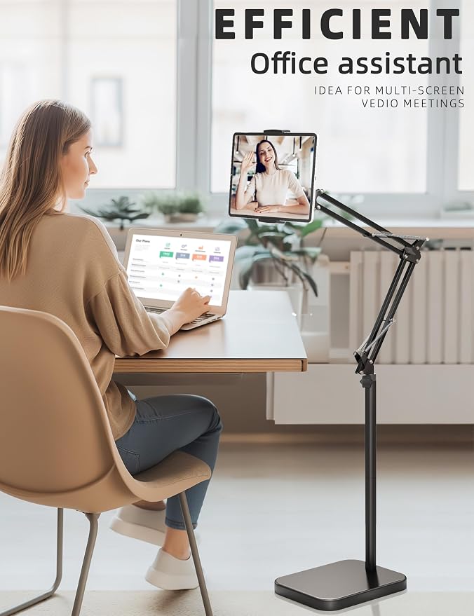 Tablet Floor Stand with 11lb Stable Base - Image 5