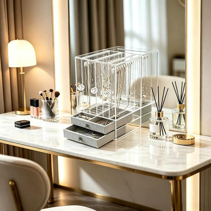 DOZZZ Acrylic Jewelry Organizer Box - Image 2