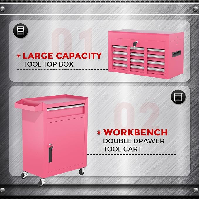 INTERGREAT 5 Drawer Tool Chest - Image 7