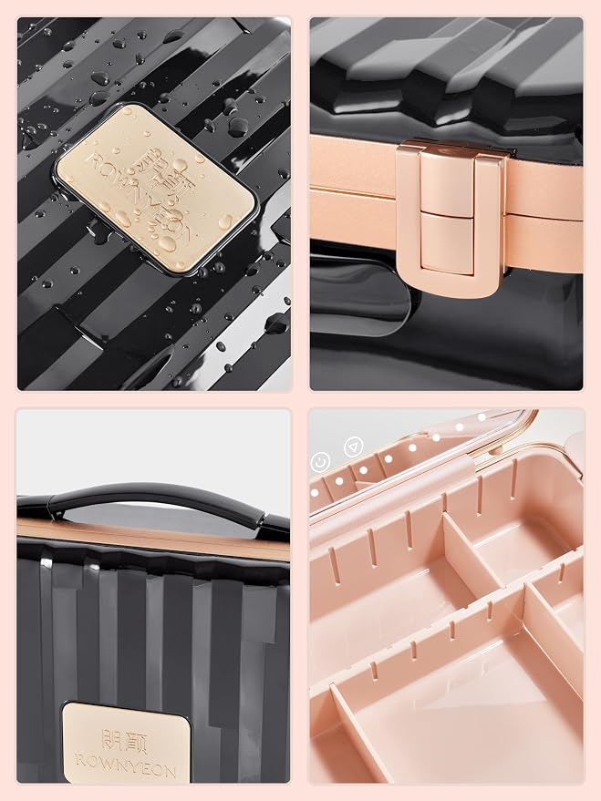 ROWNYEON Travel Makeup Case - Image 4