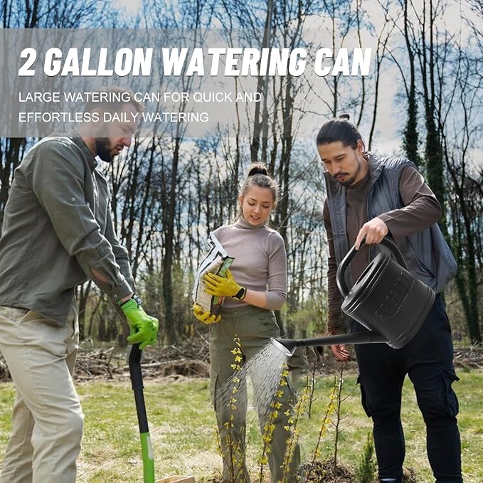 2 Gallon Watering Can, Outdoor Watering Can - Image 3
