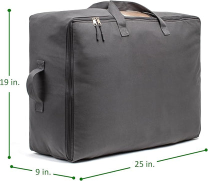 Soft Canvas Storage Bags with Zipper. Thick Breathable - Image 3