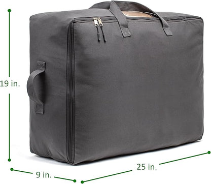 Soft Canvas Storage Bags with Zipper. Thick Breathable - Image 3
