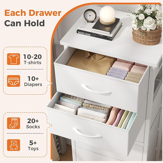 Sweetcrispy Tall Fabric Dresser - Image 4