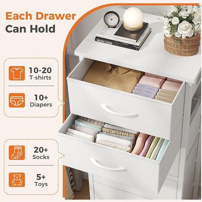 Sweetcrispy Tall Fabric Dresser - Image 4