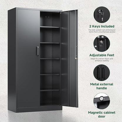 Letaya Metal Garage Storage Cabinets - Image 5