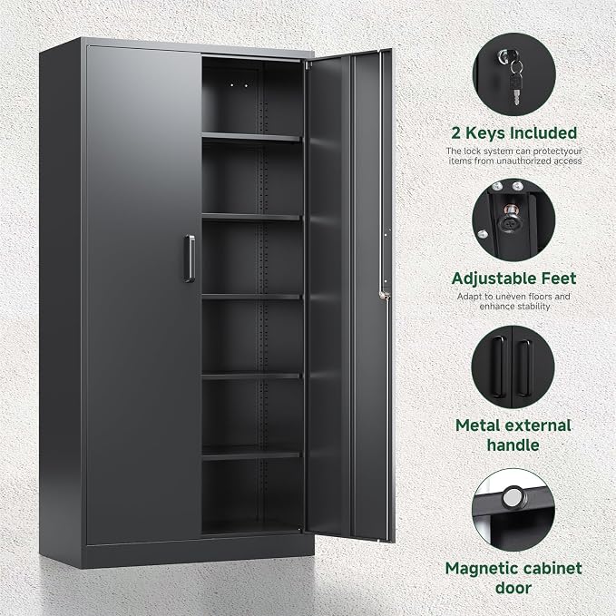 Letaya Metal Storage Cabinets - Image 6