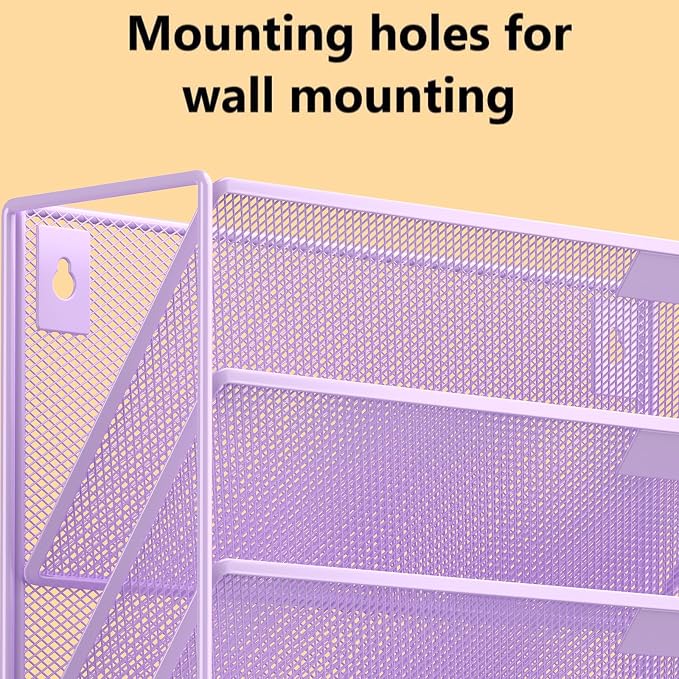 Kuntine.B Wall File Organizer Office Hanging Magazine Holder Wall File Organizer - Image 4