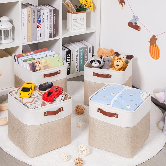 HNZIGE Foldable Storage Baskets Cube Storage Baskets - Image 4