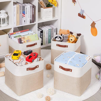 HNZIGE Foldable Storage Baskets Cube Storage Baskets - Image 4