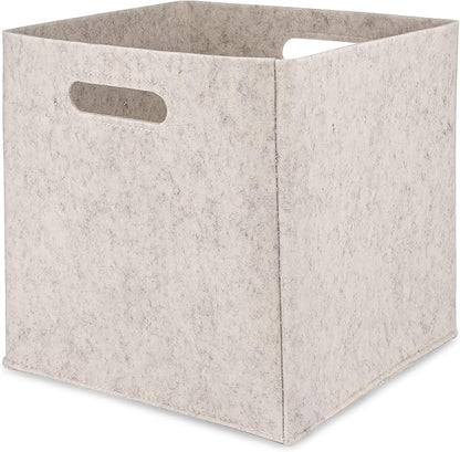 Parker Baby Felt Foldable Storage Cube Bin by ParkerBabyCo