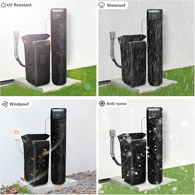 Water Softener Cover, Outdoor Insulated Water Softener Tank Cover - Image 7