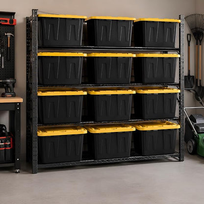 12-Pack Heavy Duty Storage Totes - Image 6